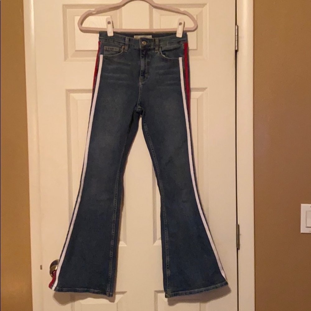 Topshop Moto Jamie Flare Jeans